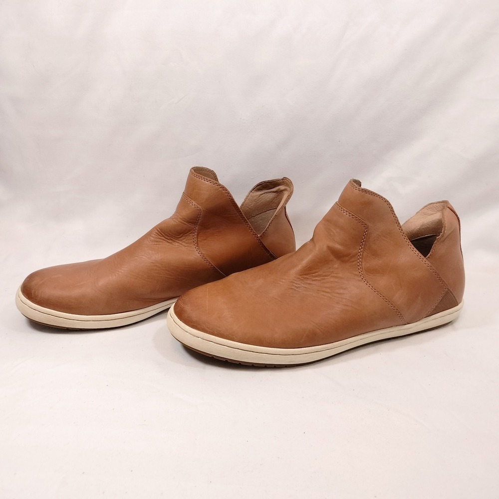 Taos Brown Leather Unity Slip On Sneakers; Comfort Casual Mens 11